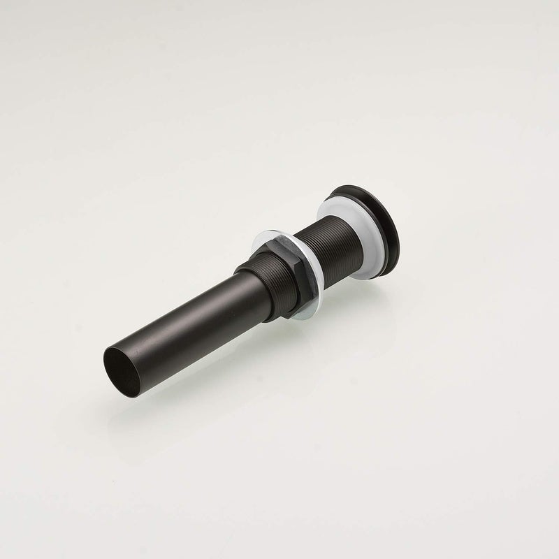 BWE Black Vessel Sink Drain Fits Standard Bathroom Sink Hole 1-1/2" to 1-3/4" Bathroom Faucet Vessel Sink Pop Up Drain Stopper Without Overflow Matte Black - Image 4